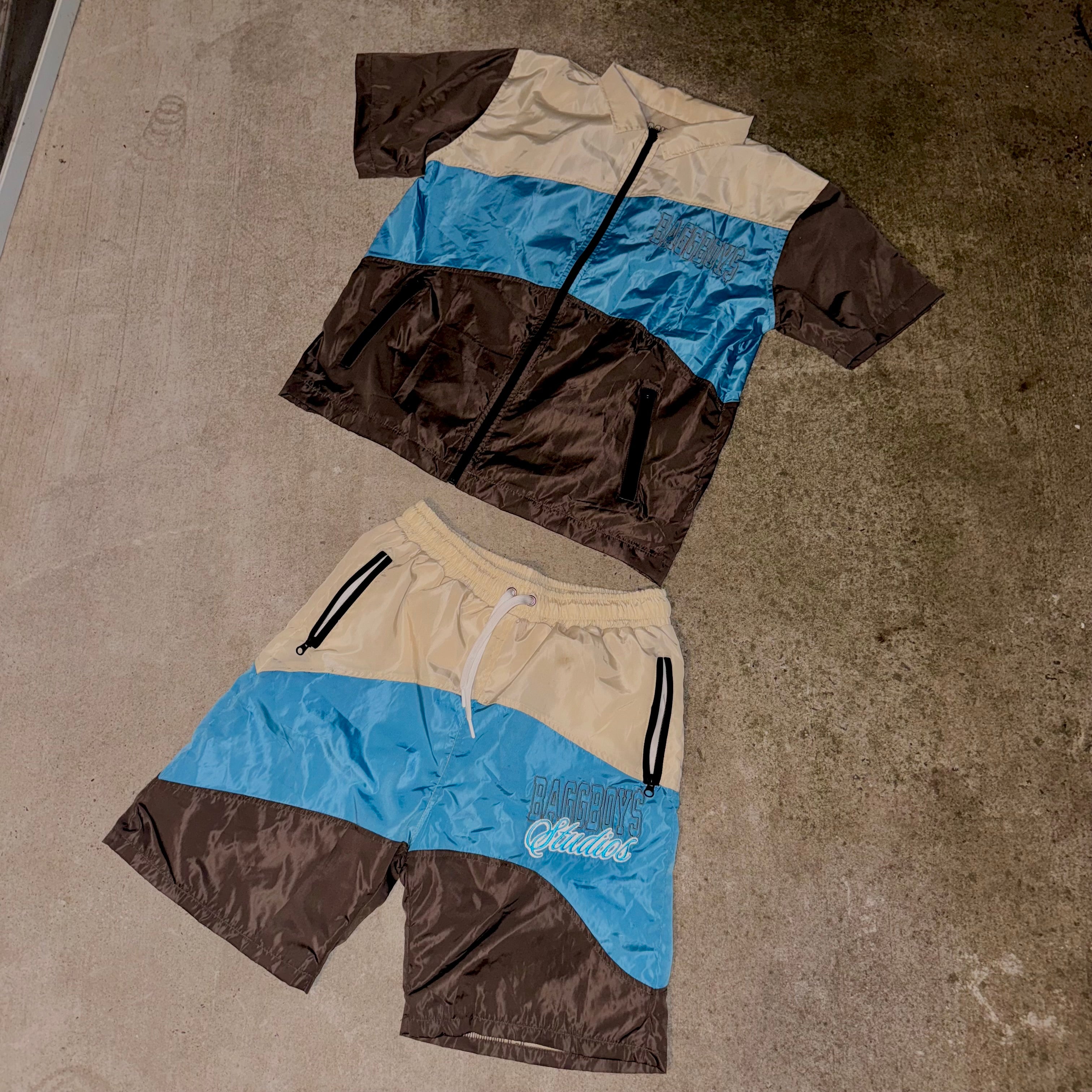 Baggboy$ “Ri$ktaker” Nylon Set (Brown)