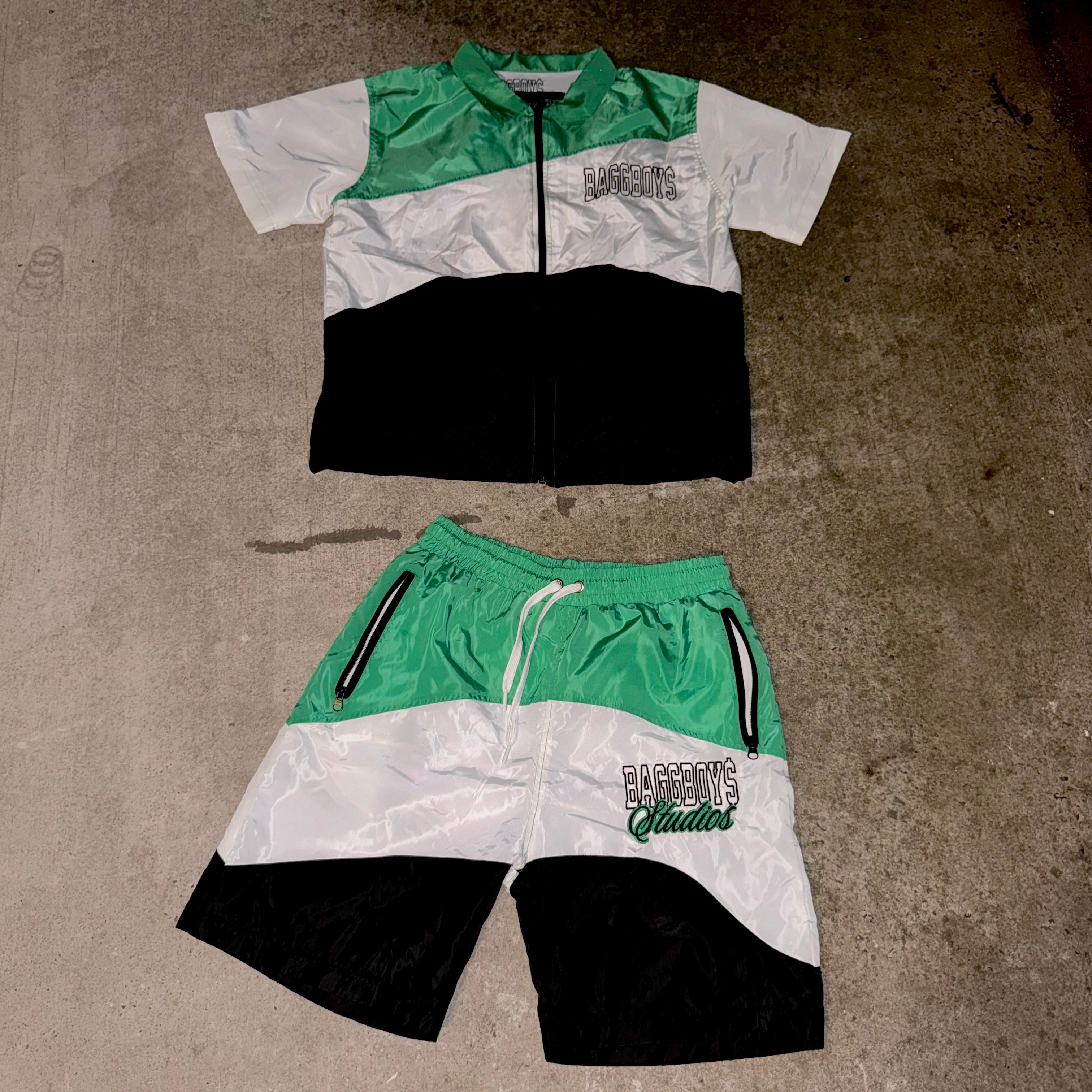 Baggboy$ “Ri$ktaker” Nylon Set (Green)